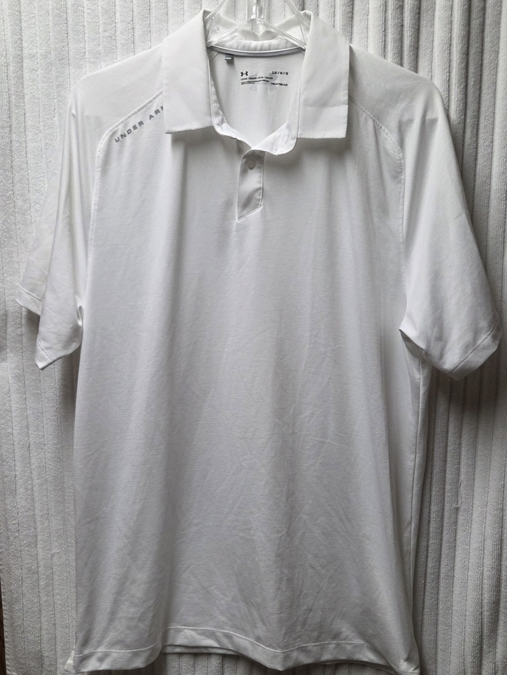 Under Armour Men’s White Golf Shirt